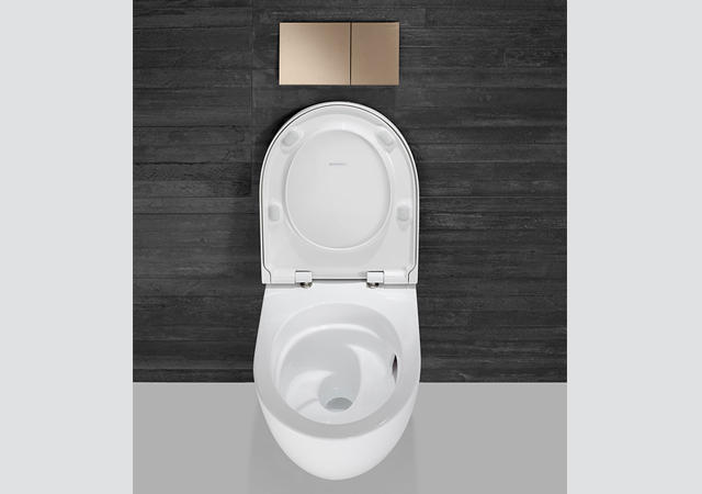 Geberit Acanto features the TurboFlush technology.